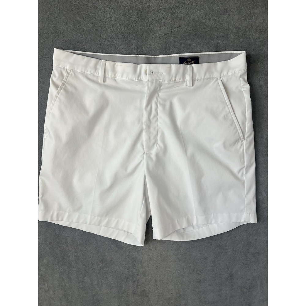 Tourney Men's White Performance Shorts Golf Preppy Athletic Size 34
